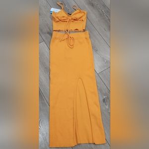 2 Piece Knit Skirt Set